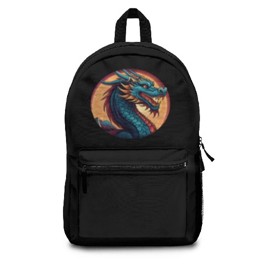 traditional Chinese dragon Backpacks