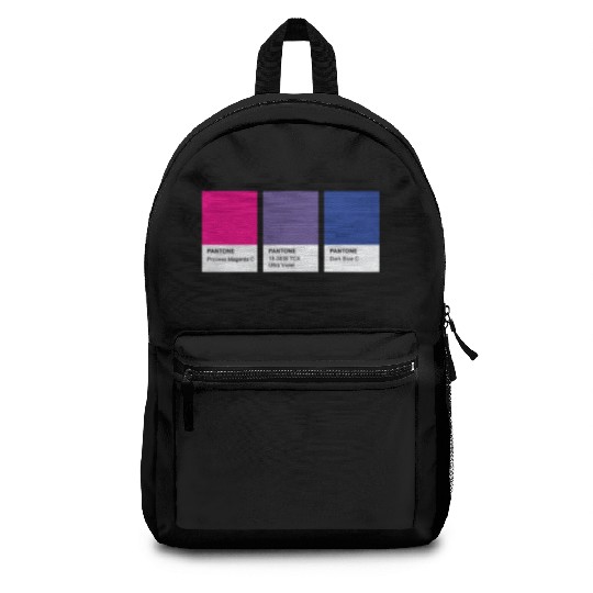 LGBT COLOR PANTONE PALLETE BISEXUAL COMMUNITY Backpacks