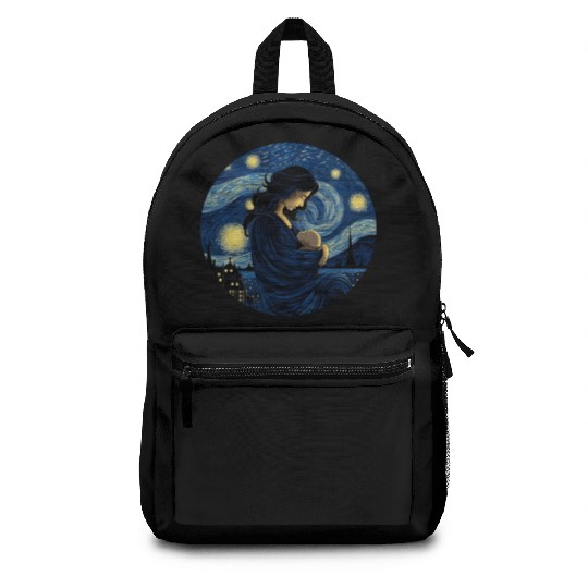 Breastfeeding Starry Night Backpacks Motherhood