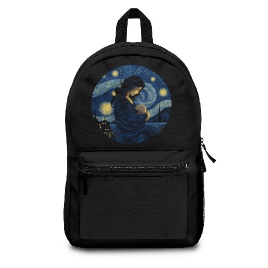 Breastfeeding Starry Night Backpacks Motherhood