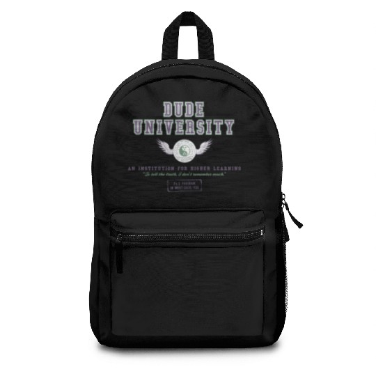 Dude University Backpacks