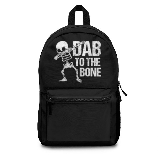 Dab To The Bone Dancing Skeleton Halloween Backpacks