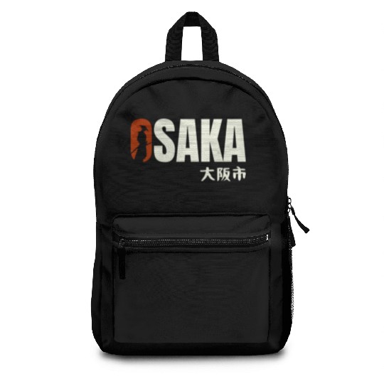 Osaka Typography Backpacks - Urban Statement