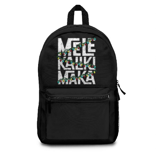 Mele Kalikimaka Hawaiian Christmas Holidays Themed Backpacks