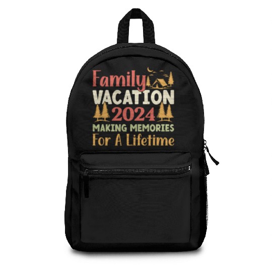 Summer Family Vacation Making Memories Backpacks