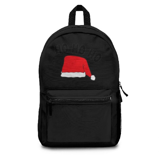 ho ho ho merry christmas vintage santa Backpacks