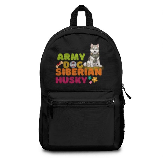 Siberian Husky Dog Husky Dog Lovers Backpacks
