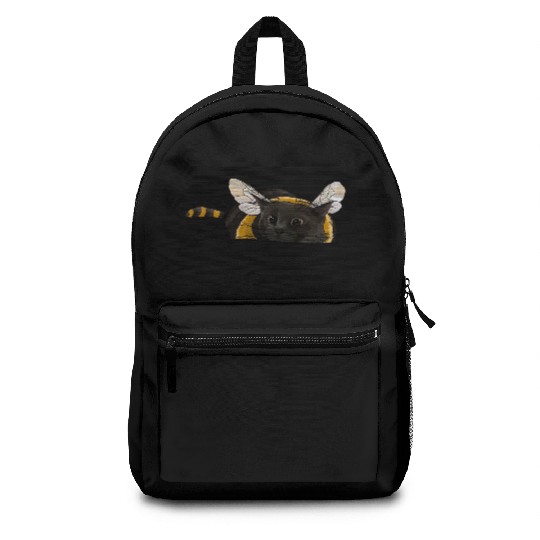Fuzzy Little Bumblebee Kitty Backpacks