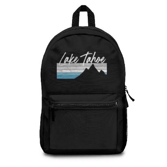 Lake Tahoe Nevada California Mountain Skiing Py Backpacks