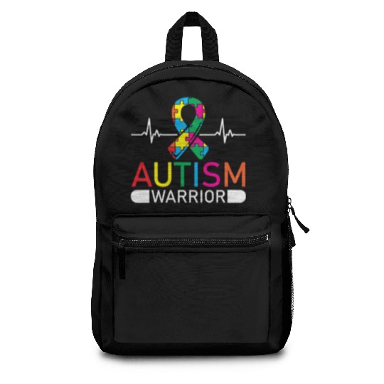 Autism Warrior Autistic Ninja Spectrum Asperger Backpacks