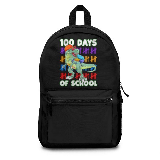 100 Days Of School Teacher Student Dinosaur Backpacks