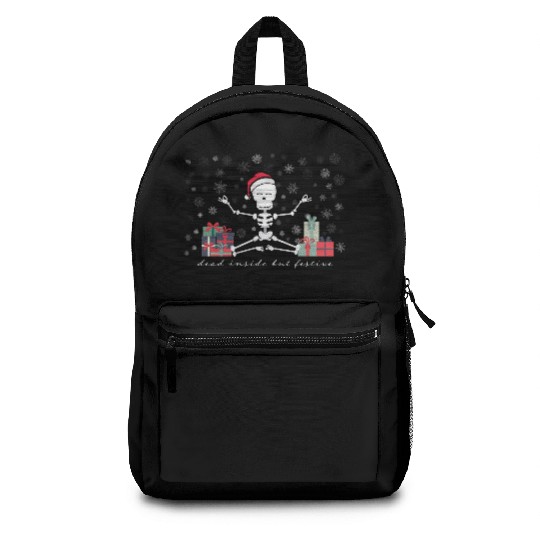 Dead Inside but Festive Backpacks