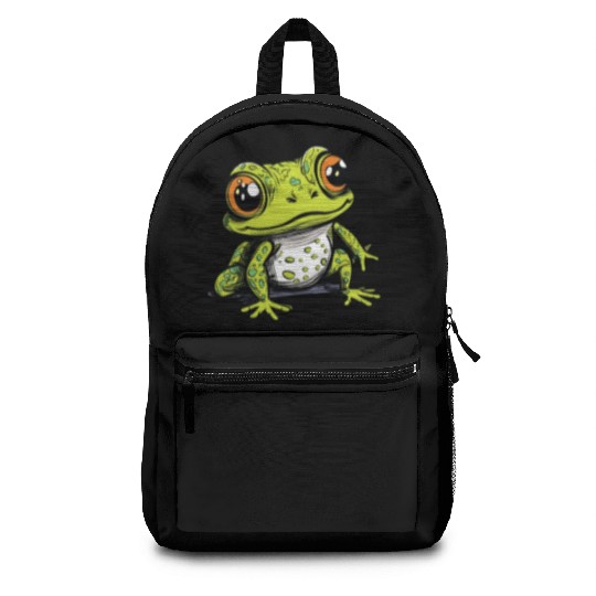 Cute Green Frog Backpacks