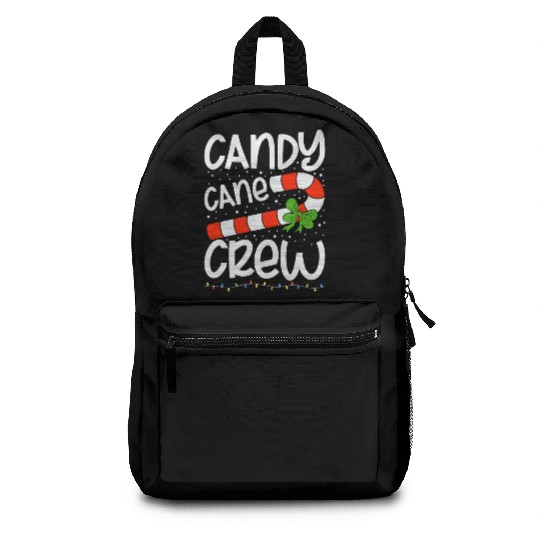 Candy Cane Crew Funny Christmas Backpacks