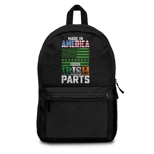 Made in America with Irish Parts St Patrick's Day Backpacks