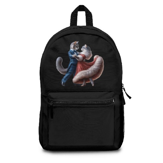 Twilight Dance of Cats Backpacks