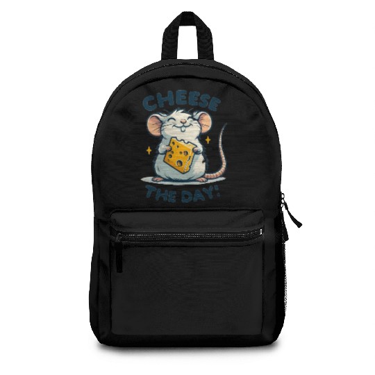 Mouse with cheese Backpacks