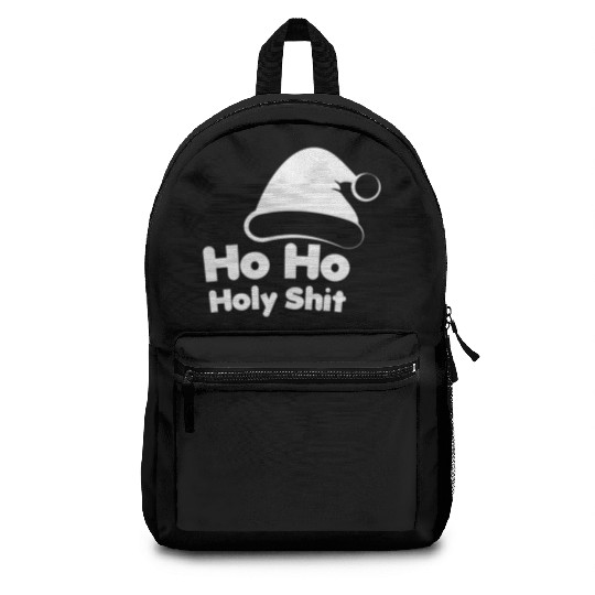 Ho Ho Ho Surprised Santa Backpacks