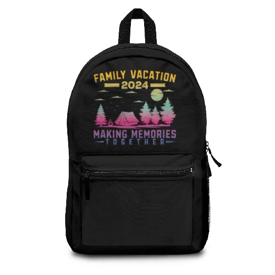Summer Family Vacation Making Memories Backpacks