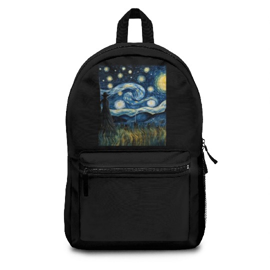 Gardener's Starry Night Backpacks Van Gogh Inspired