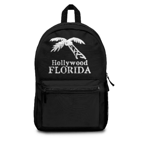 Hollywood Florida Palm Tree Souvenirs Gifts Backpacks