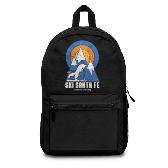 Retro Ski Santa Fe White Fox Backpacks