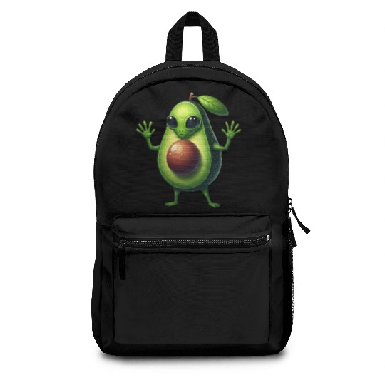 Avocado alien Backpacks