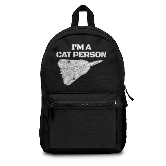 I'm Cat Person F14 Tomcat Fighter Jet Schematicf14 Backpacks