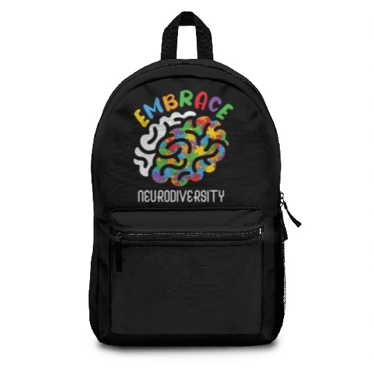 Embrace Neurodiversity Autism Brain Backpacks