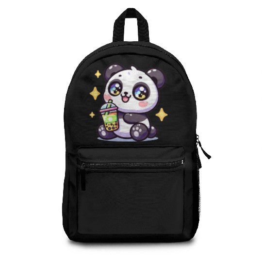 Panda Bubble Tea Boba Kawaii Backpacks
