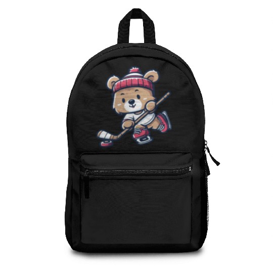 Bear Hockey Ice Hockey Ice Hockey Player Backpacks