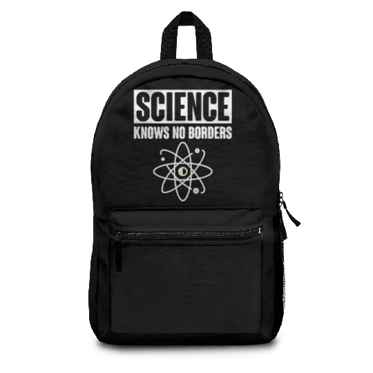 Science Knows No Borders Science Nerd Geek Backpacks