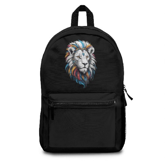 White Lion Shade 3d Backpacks