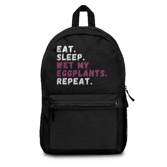 Eggplant Lover Healthy Cuisine Gardening Backpacks