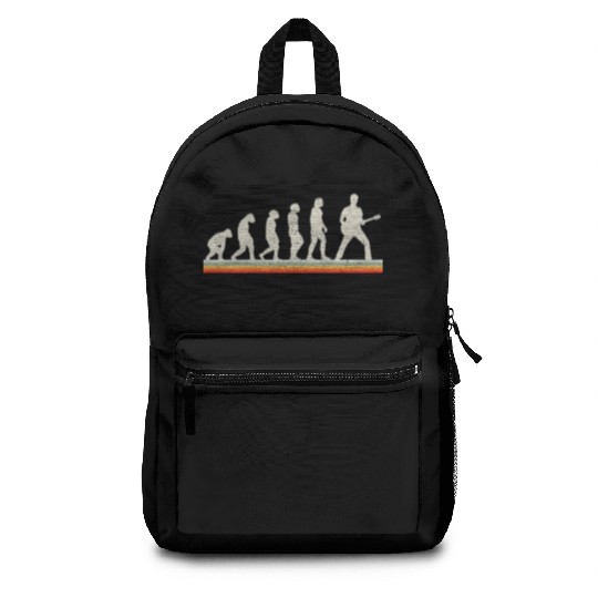 Guitar Player Gift Vintage Guitarist Backpacks