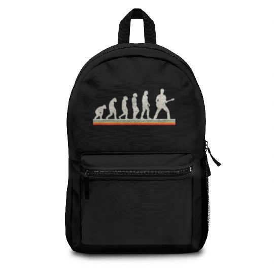 Guitar Player Gift Vintage Guitarist Backpacks