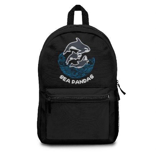 Sea Panda Orca Wild Panda Bamboo Backpacks