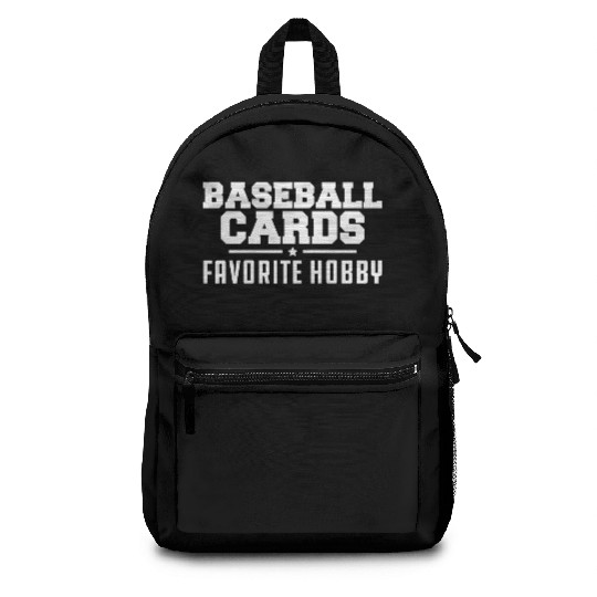Baseball Cards Favorite Hobby Backpacks