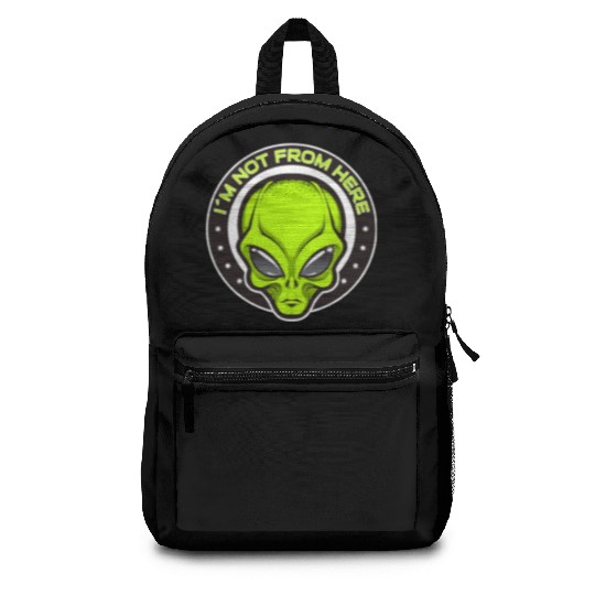 Alien, Aliens, UFO, UAP, Space Unknown Flight Backpacks