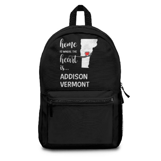 Addison County Vermont Is Where My Heart Is Gift Backpacks