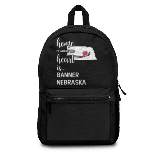 Banner County Nebraska Is Where My Heart Is Gift Backpacks