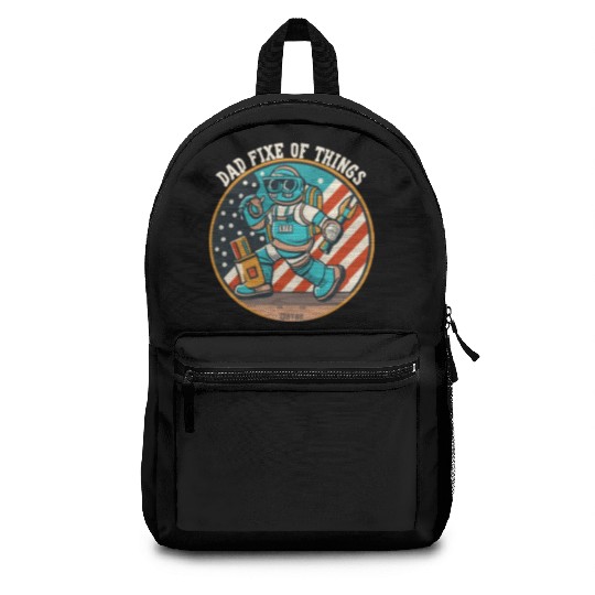 Dad Fixer of Things Backpacks