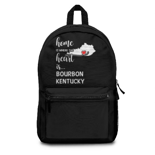 Bourbon County Kentucky Is Where My Heart Is Gift Backpacks