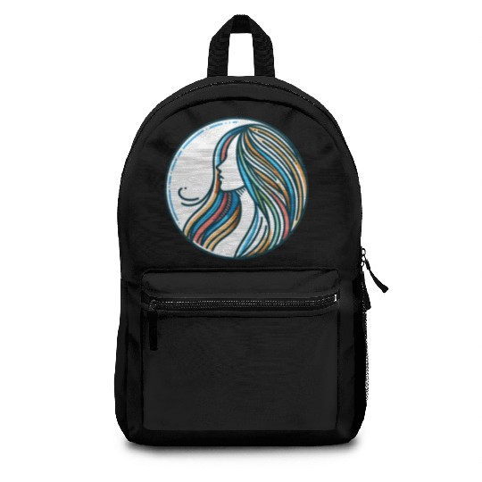 Woman, Spectrum of Serenity Backpacks