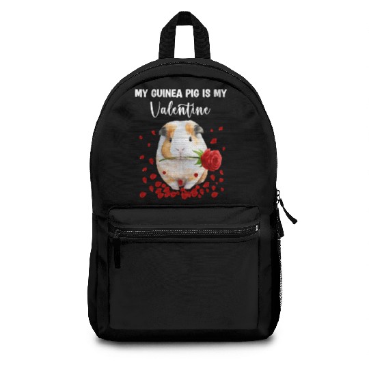 My Guinea Pig Is My Valentine Backpacks