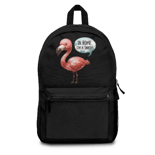 Flamingo Roman History Roman Empire Cuisine Backpacks