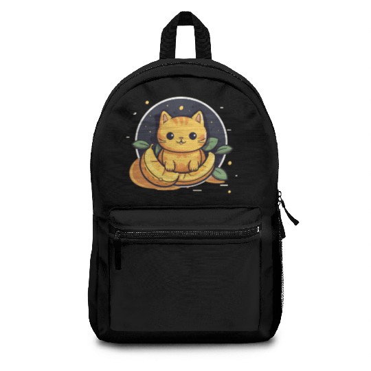 Cananae Banana Cats Cat Love Backpacks