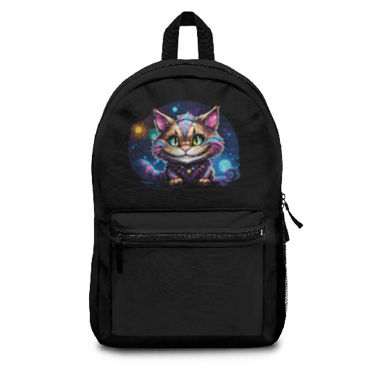 Fantasy Cheshire Cat Smile, Alice in Wonderland Backpacks