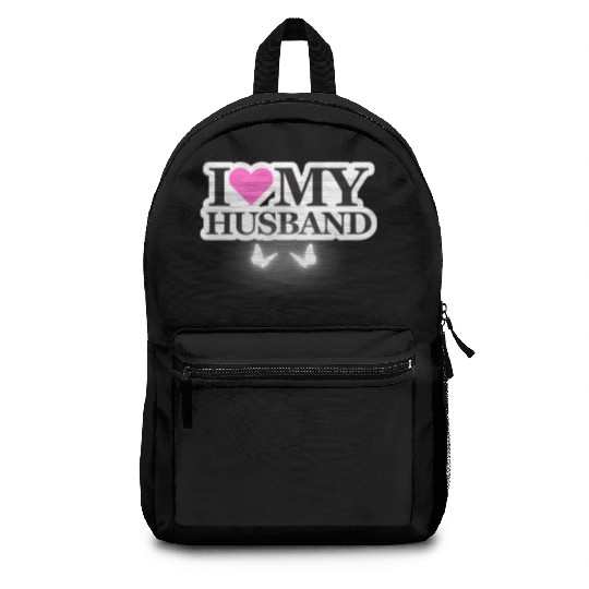 I love my husband Backpacks