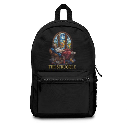 Sip & Sit Comedy: The Struggle Chronicles Backpacks